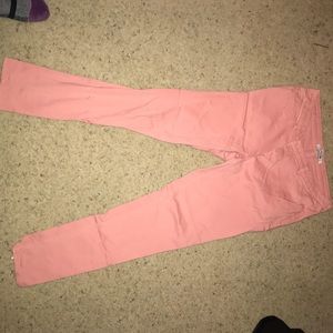 Forever 21 pink skinny jeans